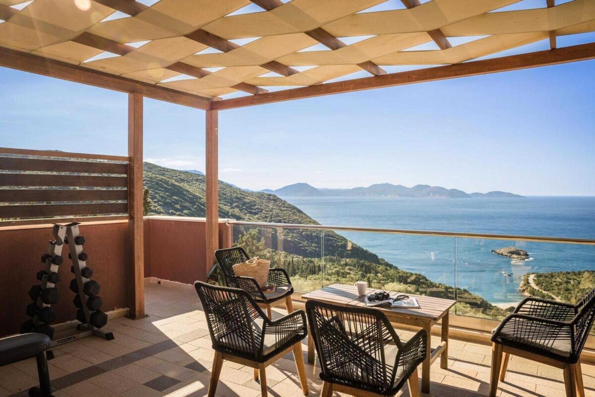 Entheos Private Villa Fiskardo Kefalonia Greece מראה חיצוני תמונה